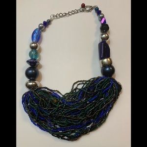 Torsade Navy Necklace